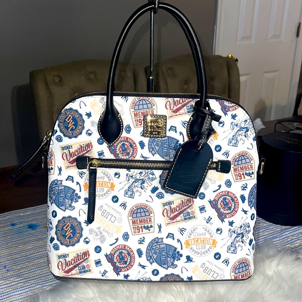 Disney Vacation Club Mickey Dooney & Bourke Satchel Crossbody Purse EUC